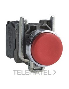 PULSADOR STE.d.22 1 NC RJ EMET.