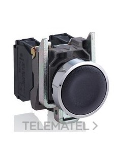 PULSADOR RASANTE XB4 NEGRO 1 NA+1 NC