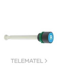 PULSADOR RASANTE REARME AZUL ROSCA