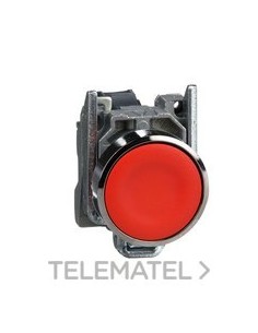 PULSADOR RAS.d.22 1 NC RJ EMET.