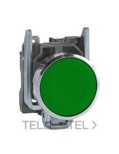 PULSADOR RAS.d.22 1 NA VD EMET.