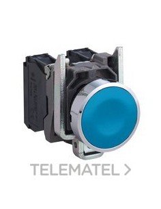 PULSADOR RAS.d.22 1 NA AZ EMET.