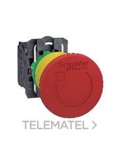PULSADOR PARO EMERG.2 NC d.40