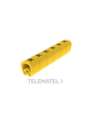 SEÑALIZ.PVC PLAST.7-18mm -R-AMARILLO