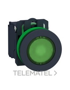 PULS.LUMIN.XB5 MONT.ENRAS.VD LED 120V AC