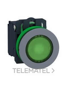 PULS.LUMIN.XB5 MONT.ENRAS.VD LED 230V AC