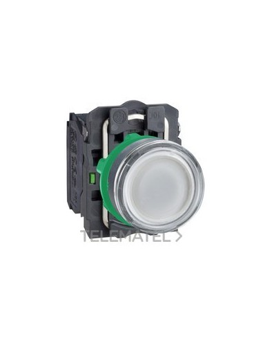 PULSADOR LUMIN.XB5 LED 24V NA+NC BL