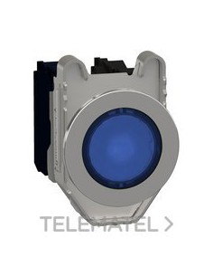 PULS.LUMIN.XB4 MONT.ENRAS.AZ LED 230V AC