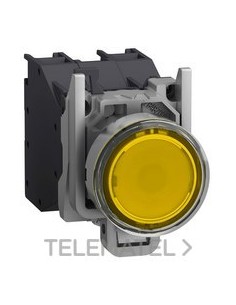 PULSADOR LUMIN.XB4 AM.CPON.1 NA 24...24V