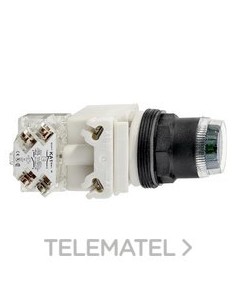 PULSADOR LUMINOSO VERDE 24V 1 NA/NC