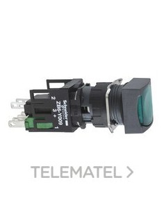 PULSADOR LUMIN.16 RAS.ENGCH.1 NA/CC VD