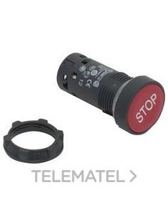 PULSADOR IMPULSO ROJO NC-STOP