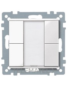 PULSADOR ELEGANCE PLUS 2 EL.BL