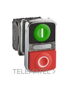 PULSADOR DOBLE VERDE / ROJO IP66 120V