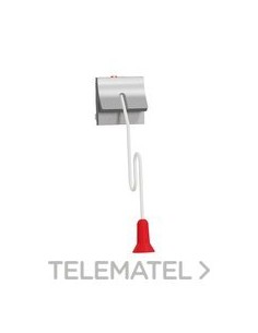 PULSADOR DE TIRADOR 2 MÓDULOS ALUMINIO