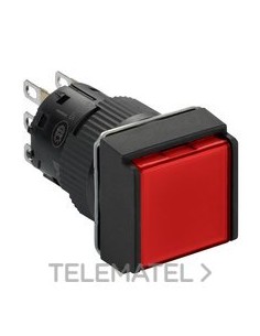 PULSADOR CUAD.LUMIN.RJ 24V 1 NA/NC