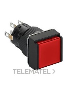 PULSADOR CUAD.LUMIN.RJ 24V 2 NA/NC