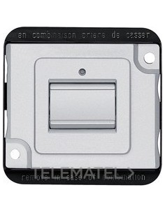 PULSADOR ANTIVANDALICO ALUMINIO