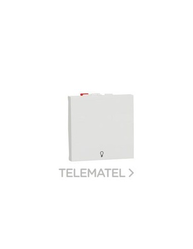 PULSADOR 2 MÓDULOS SÍMBOLO LUZ POLAR