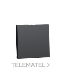 PULSADOR 2 MÓDULOS NC ANTRACITA