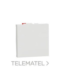 PULSADOR 2 MÓDULOS BLANCO ACTIVO