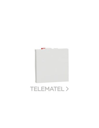 PULSADOR 2 MÓDULOS BLANCO ACTIVO