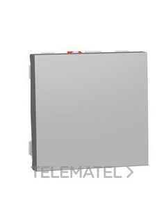 PULSADOR 2 MÓDULOS ALUMINIO