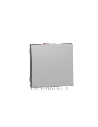 PULSADOR 2 MÓDULOS ALUMINIO