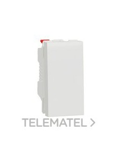 PULSADOR 1 MODULO BLANCO ACTIVO