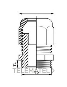 PRENSAESTOPAS IP68 20mm
