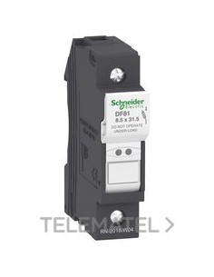 PORTAFUSIBLES S/PIL.1P 25A FUS.8,5x31,5