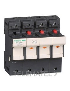 PORTAFUSIBLES 3P-N 50A 14x51mm