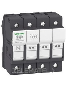 PORTAFUSIBLES 3P/N 32A 10x38mm