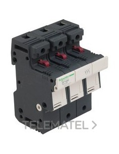 PORTAFUSIBLES 3P 50A 14x51mm
