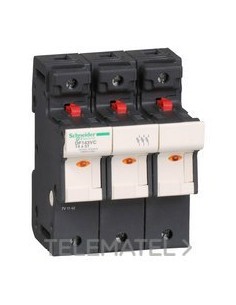 PORTAFUSIBLES 3P 50A 14x51mm