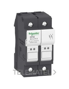 PORTAFUSIBLES 2P 25A 8,5x31,5mm