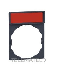 PORTAETIQUETAS T1+ETIQ.VIRG.8x21 BL/AM.