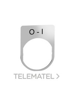 PETQS.METAL 30x40mm ETIQ."O-I" COLOR NG