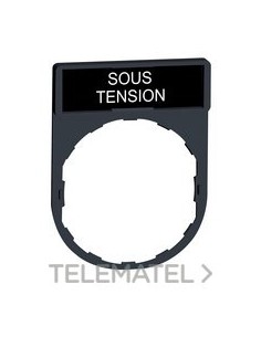 PORTAETIQUETAS FRONTAL TENSIÓN