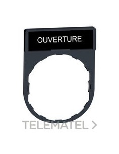 PORTAETIQUETAS FRONTAL APERTURA