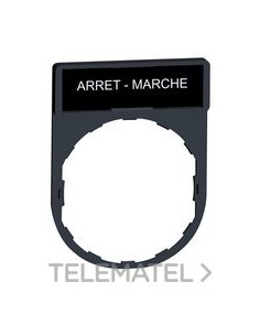 PORTAETIQUETAS LEYENDA "ARRET MARCHE"