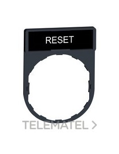 PORTAETIQUETAS CON ETIQUETA RESET