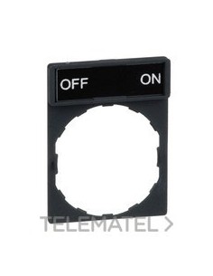 PORTAETIQUETAS CON ETIQUETA OFF-ON