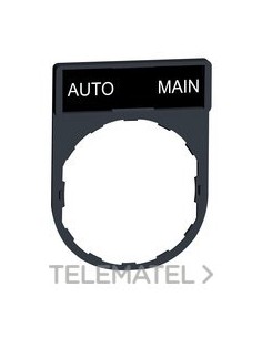 PORTAETIQUETAS CON ETIQUETA AUTO-MAIN