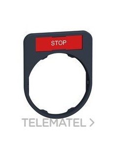 PORTAETIQUETAS 40x50mm GRO.ETIQ."STOP"