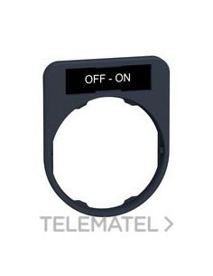 PORTAETIQUETAS 40x50mm GRO.ETIQ."OFF"