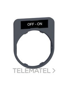 PETQS.30x40mm ETIQ."OFF" COLOR GR CBZA