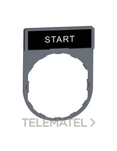 PETQS.30x40mm ETIQ."START" COLOR GR