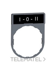 PETQS.30x40mm ETIQ."I-O-II" COLOR GR