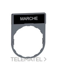 PETQS.30x40mm ETIQ."MARCHE" COLOR GR